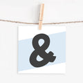 Lettercard “&”