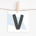 Lettercard “V”