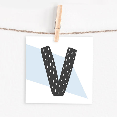 Lettercard “V” 1