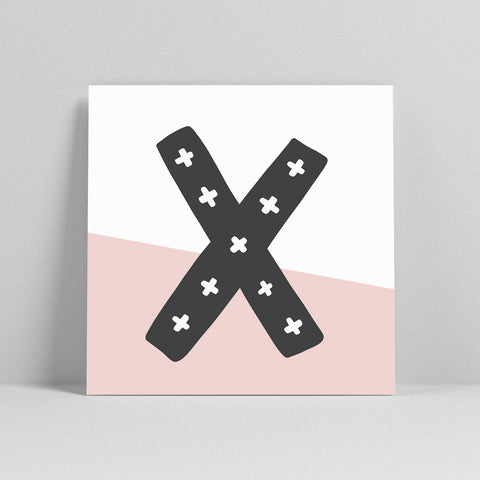 Lettercard “X” 2