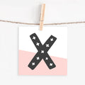 Lettercard “X”