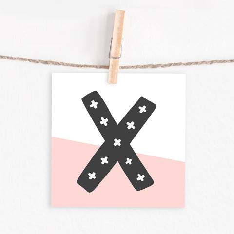 Lettercard “X” 1