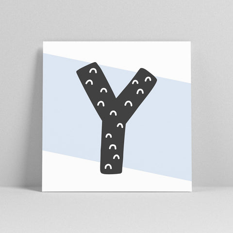 Lettercard “Y” 2