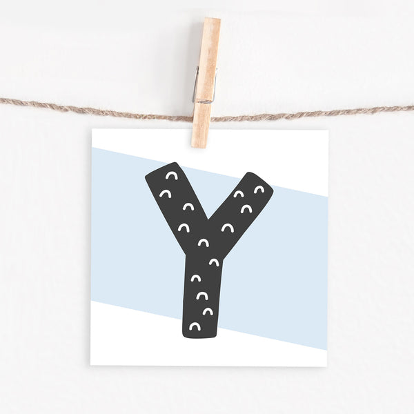 Lettercard “Y”