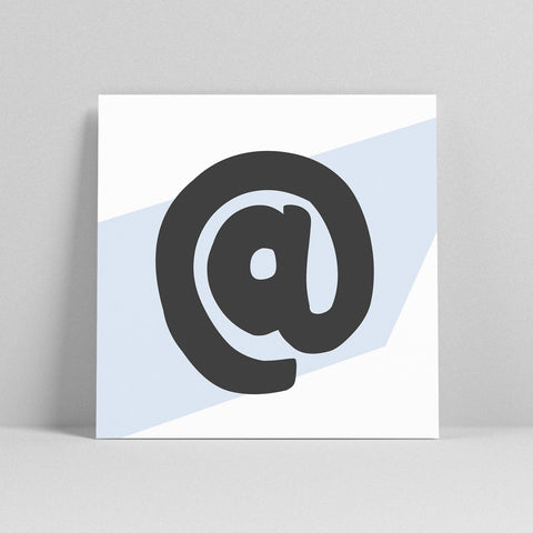 Lettercard “@” 2