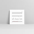 Little Note “And I will always love you”