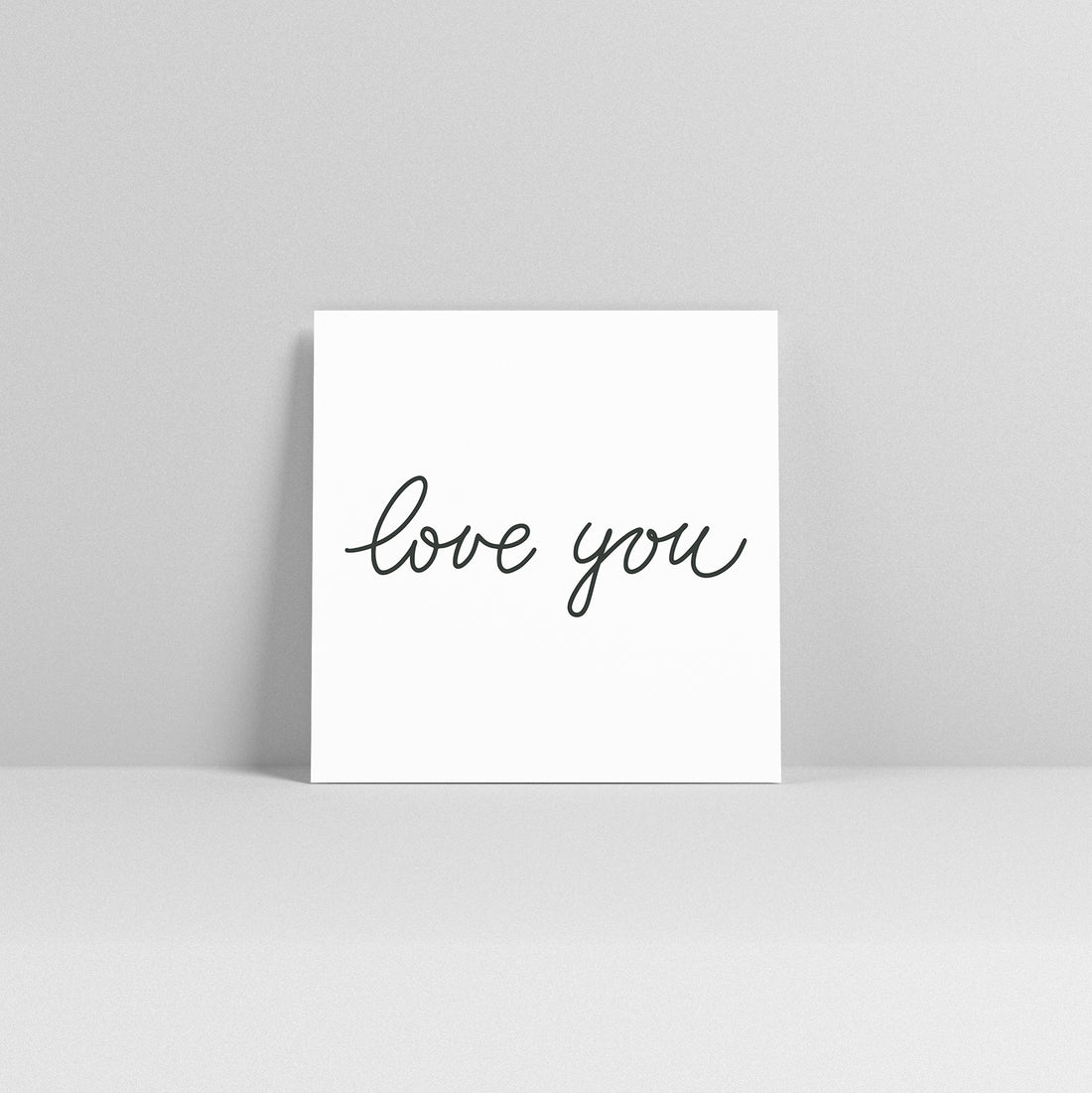 Little Note “Love you”