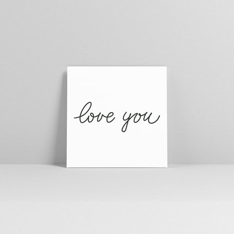 Little Note “Love you” 1