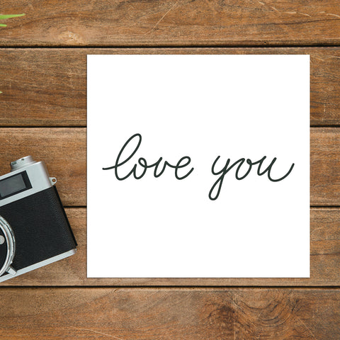Little Note “Love you” 2
