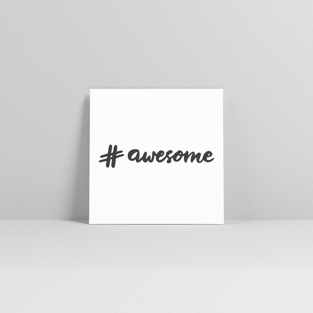 Little Note “#awesome”