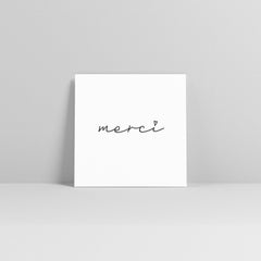 Gratis-Geschenk „merci“