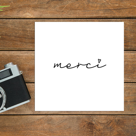 Little Note “merci” 2