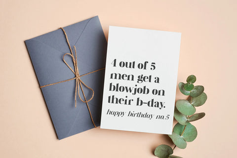 4 out of 5 men – Happy Birthday 4
