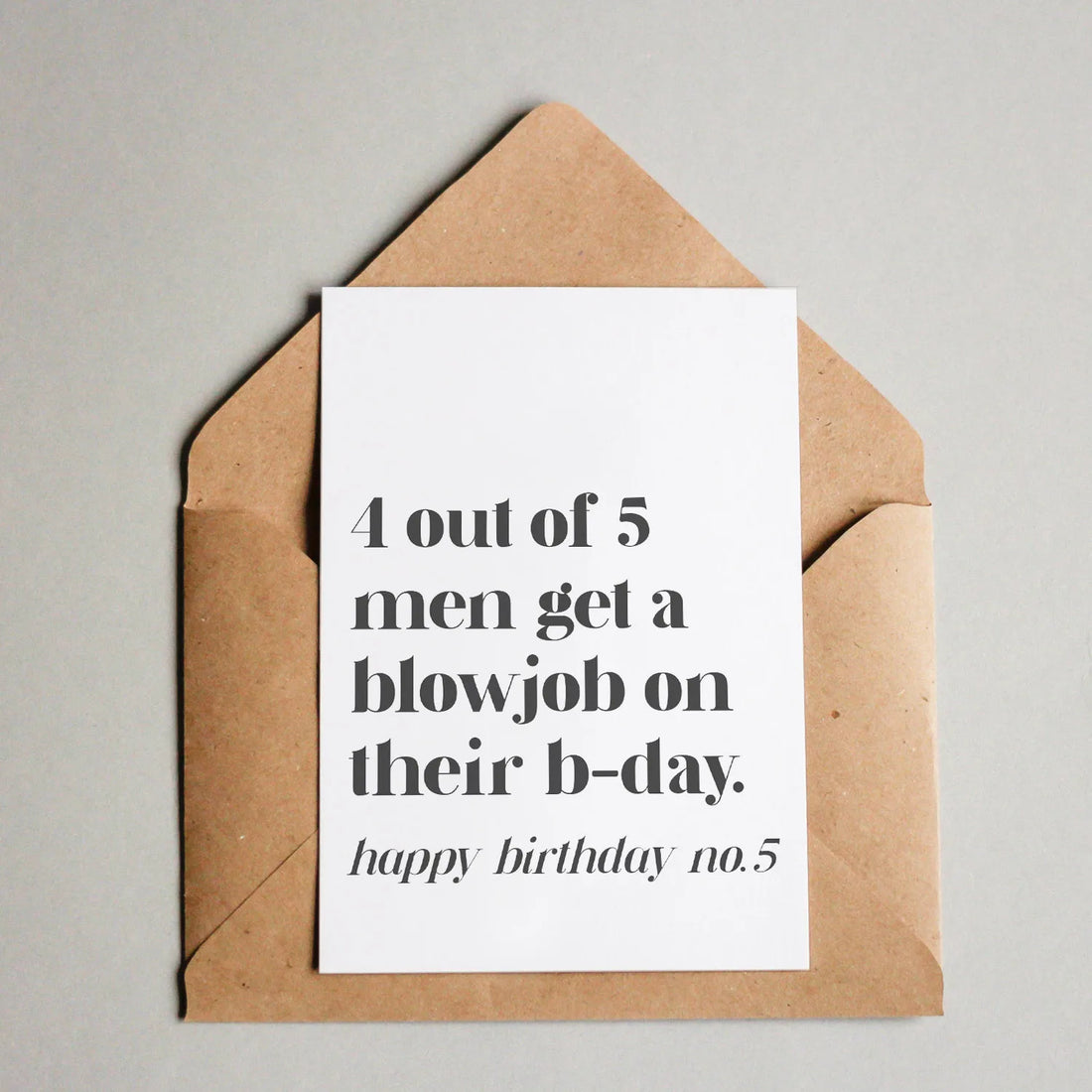 4 out of 5 men – Happy Birthday