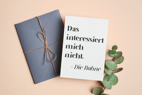 Das interessiert mich nicht die Bohne 4