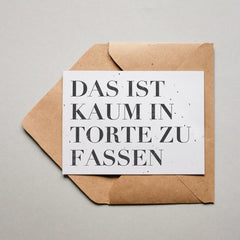 Gratis-Geschenk „Kaum in Torte zu fassen“