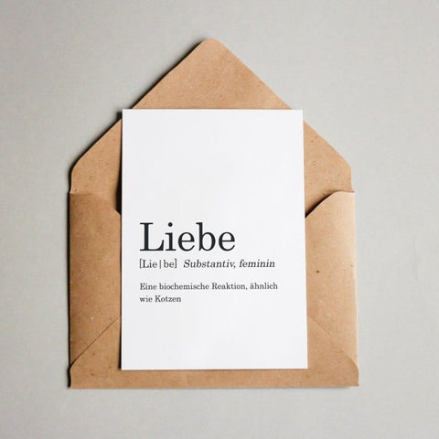 Wörterbuch: Liebe 1