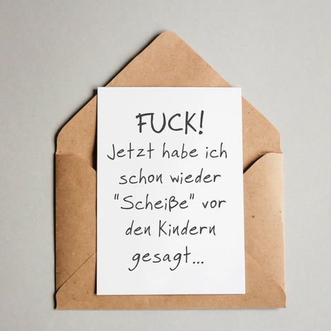 Fuck, schon wieder… 1