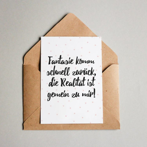 Fantasie und Realität 1