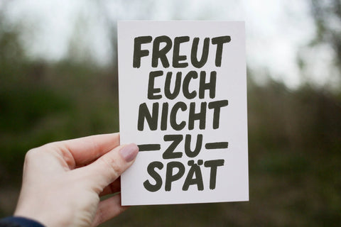 Freut euch nicht zu spät 3