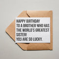 Happy Birthday Brother