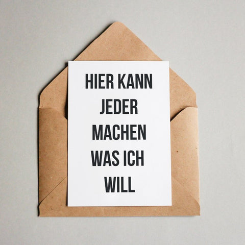 Hier kann jeder machen was ich will 1