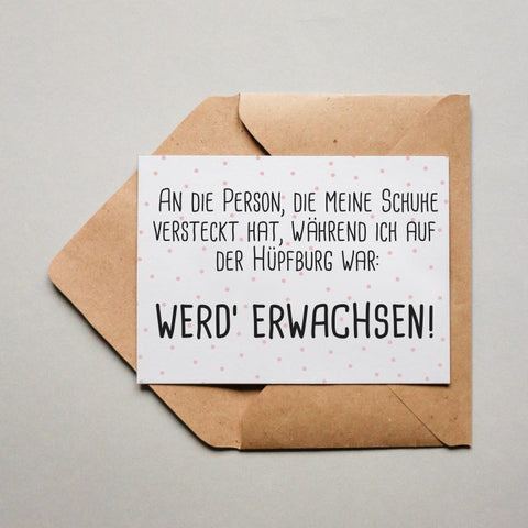 Werd’ erwachsen! 1