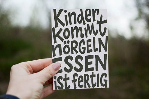 Kinder, kommt nörgeln, Essen ist fertig! 3