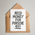 Need money for Porsche 911