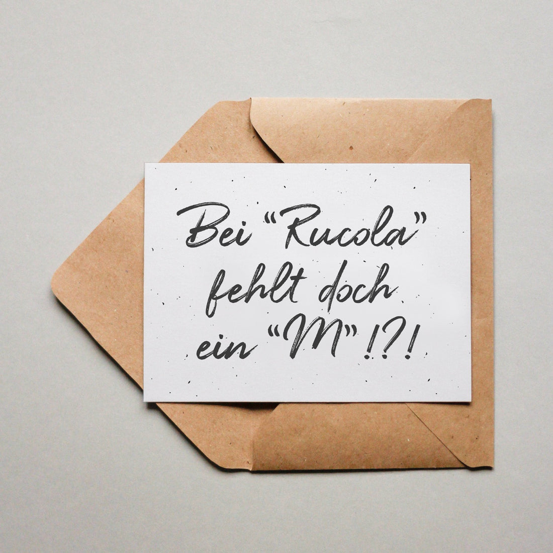 Bei “Rucola” fehlt doch ein “m”!?