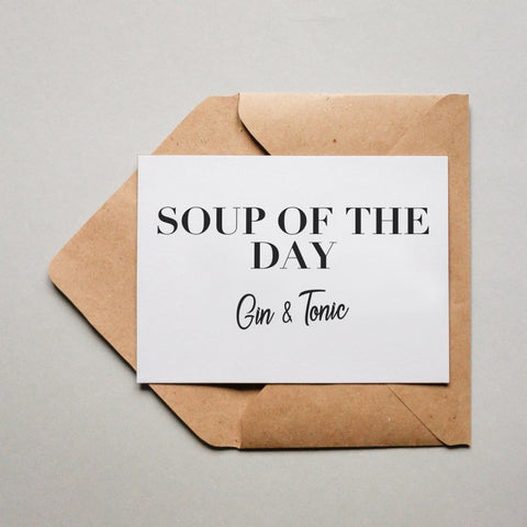 Soup of the Day: Gin & Tonic 1