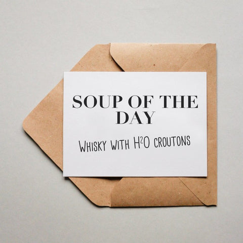 Soup of the Day: Whisky with H2O croutons 1