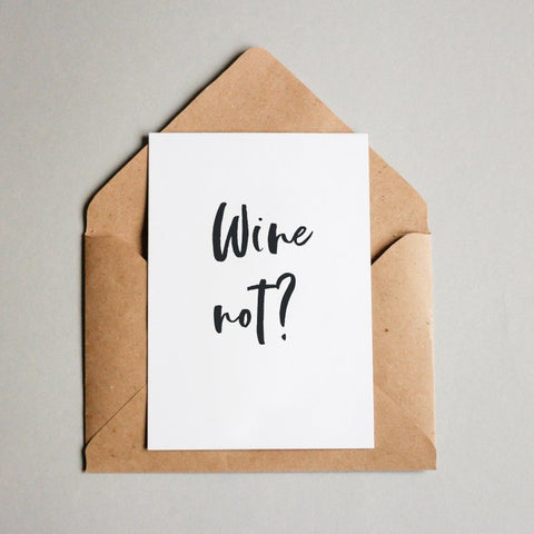 Wine not? 1
