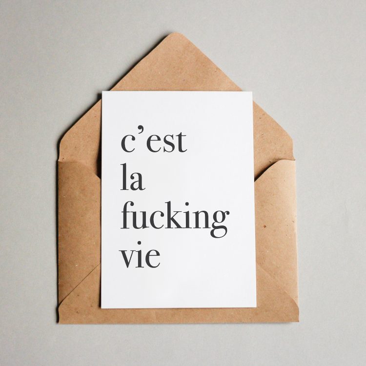 c’est la vie