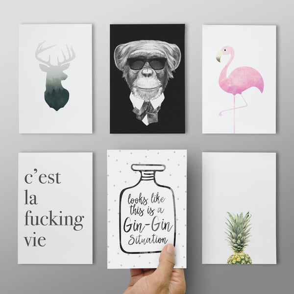 6er Set “Trendkarten”