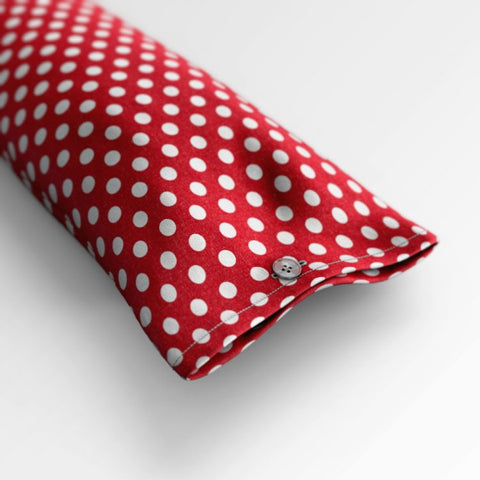 Zugluftstopper Pünktchen rot 2