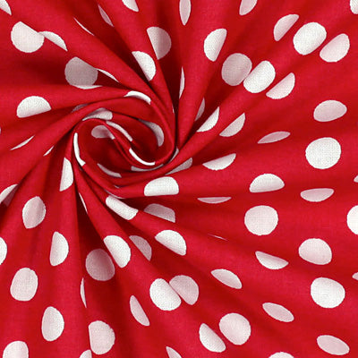 Zugluftstopper Pünktchen rot 4