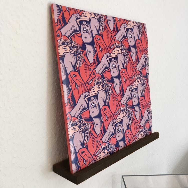 Vinyl Wandhalter [gebeizt]