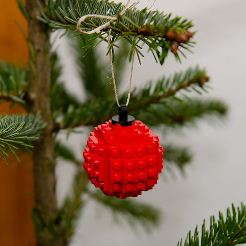 Weihnachtsbaumkugel aus LEGO® bunt 2
