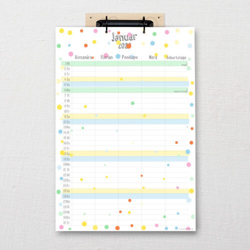 DIN-A3 Kalender Pop